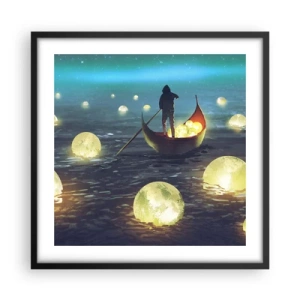 Poster in een zwarte lijst - Dingen waar filosofen nooit van hebben gedroomd - 50x50 cm