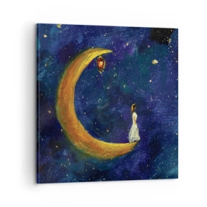 Schilderen op canvas - De roep van de wereld - 60x60 cm