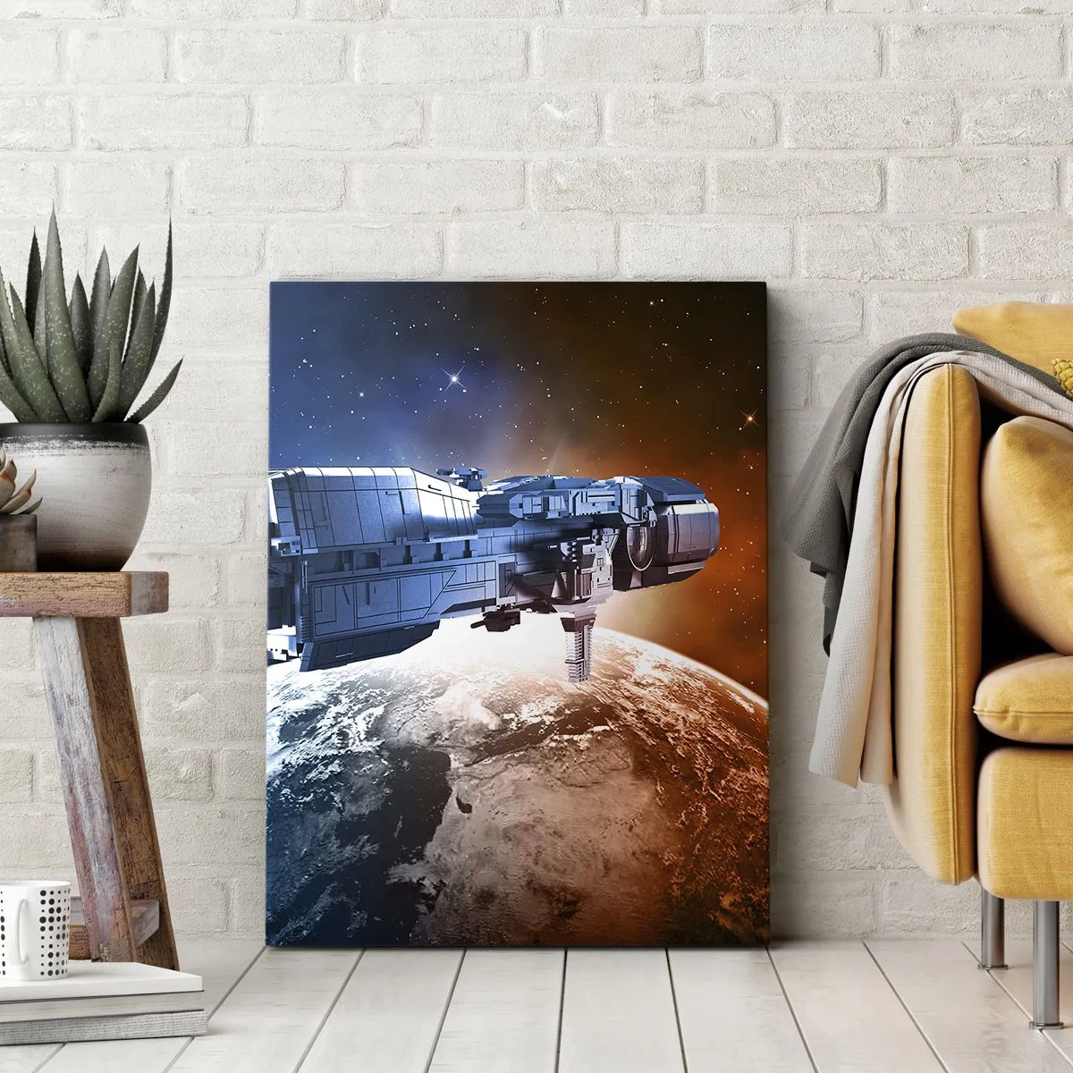Schilderen op canvas - Een zorgvuldige waarnemer - 50x70 cm