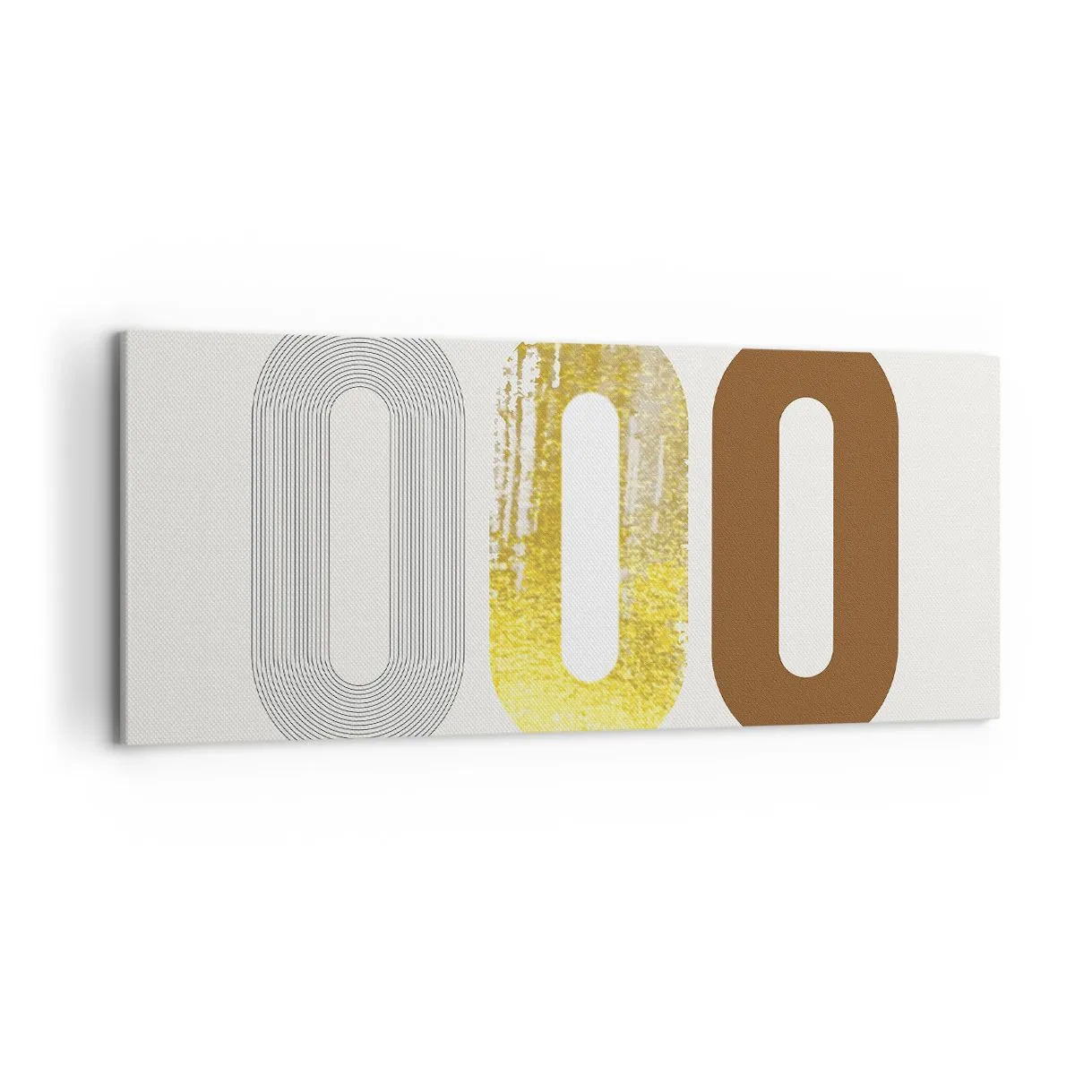 Schilderen op canvas - Oooo! - 120x50 cm