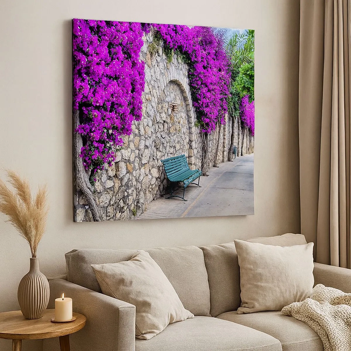 Schilderen op canvas - Laten we elkaar zo snel mogelijk ontmoeten - 30x30 cm