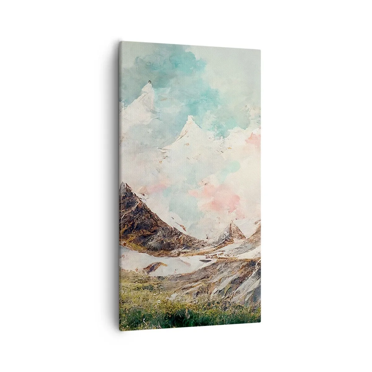 Schilderen op canvas - Rotsbladen - 55x100 cm