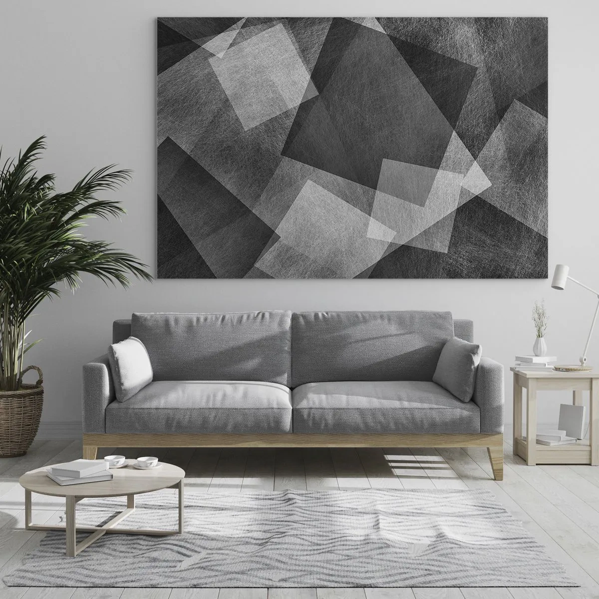 Schilderen op glas - Het eeuwige symbool van duurzaamheid en orde - 100x70 cm
