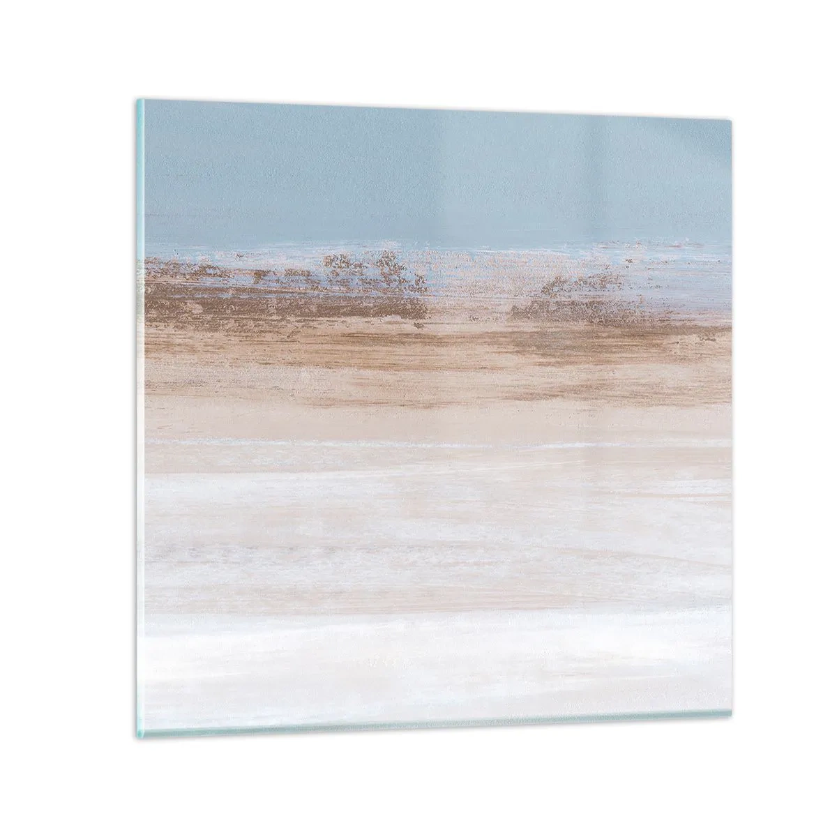 Schilderen op glas - Dubbelzinnig landschap - 30x30 cm