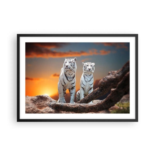 Poster in een zwarte lijst - Net als in Narnia - 70x50 cm
