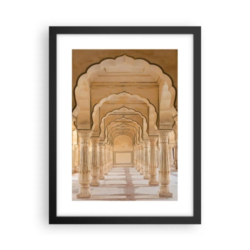 Poster in een zwarte lijst - In het paleis van de maharadja - 30x40 cm
