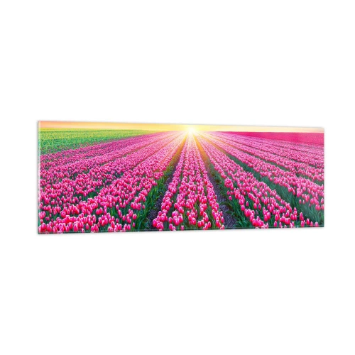 Schilderen op glas - Beautyfarm - 90x30 cm