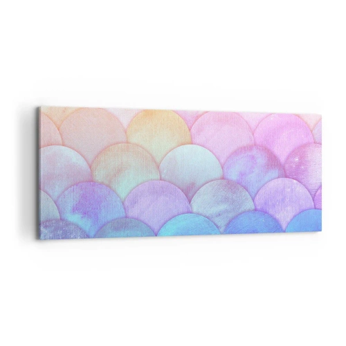 Schilderen op canvas - Parel schaal - 100x40 cm