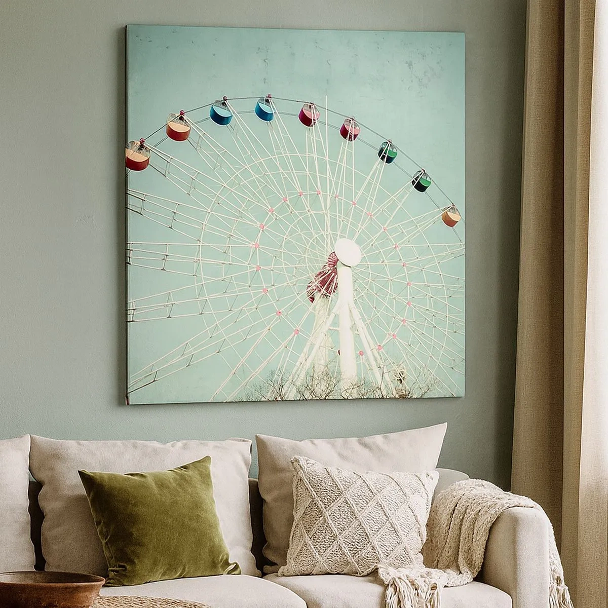 Schilderen op canvas - Wij nodigen u uit om plezier te hebben - 30x30 cm