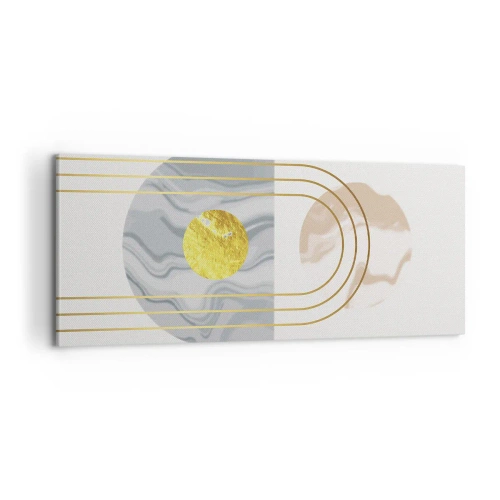 Schilderen op canvas - Helderheid en schittering - 100x40 cm