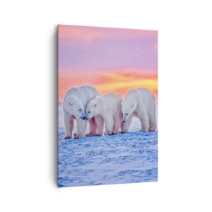 Schilderen op canvas - Familie warmte is genoeg - 70x100 cm