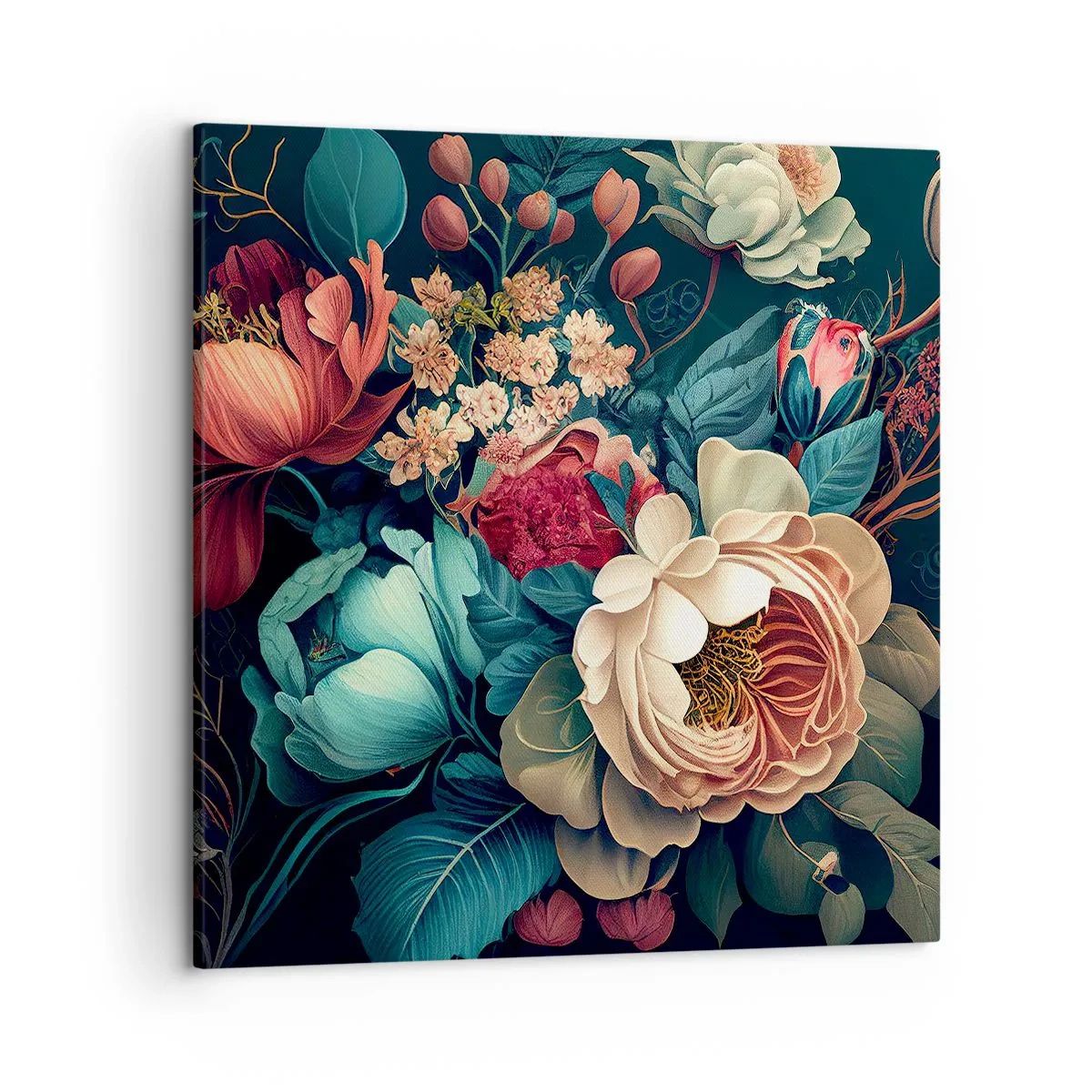 Schilderen op canvas - 19e-eeuwse charme - 50x50 cm