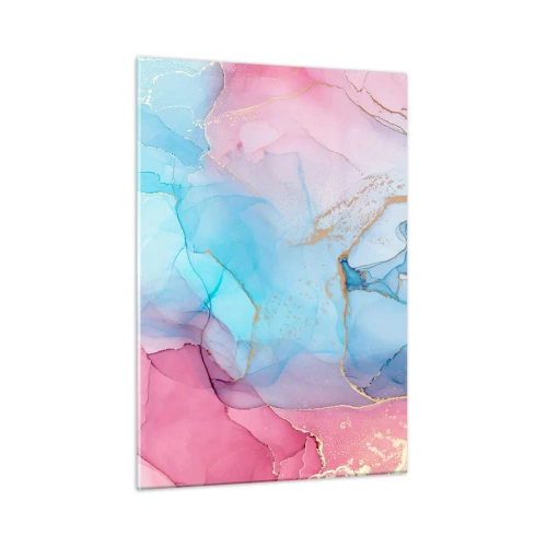 Schilderen op glas - Ontmoeting en interpenetratie - 50x70 cm