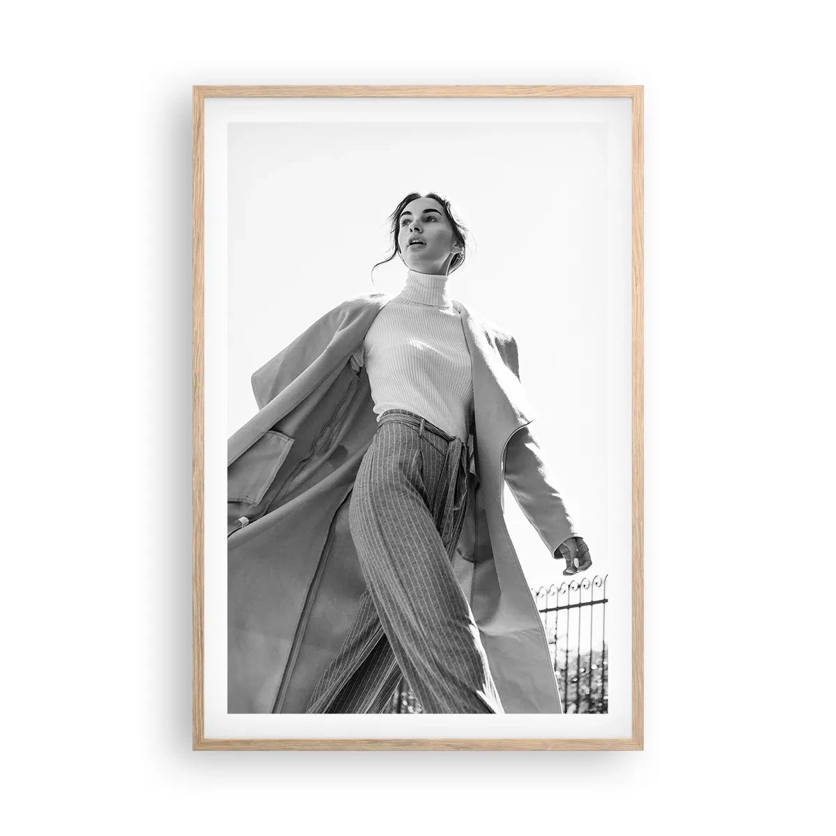 Een poster in een licht eiken lijst - Ga je mee? - 61x91 cm