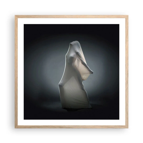 Een poster in een licht eiken lijst - Verborgen verlangens - 60x60 cm
