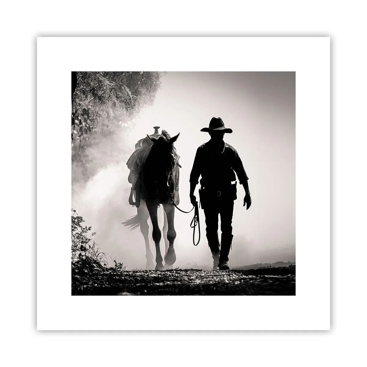 Poster - Texas ochtend - 30x30 cm