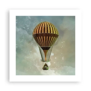 Poster - Baanbrekende vluchten - 40x40 cm