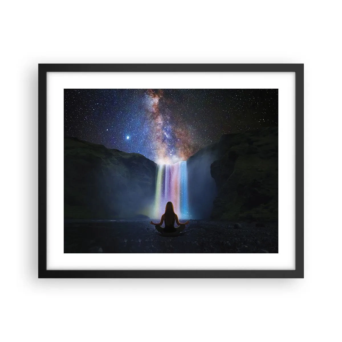 Poster in een zwarte lijst - Absolute harmonie - 50x40 cm