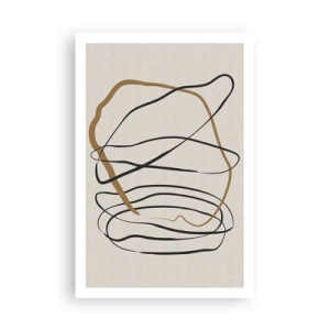 Poster - Compositie – loopdans - 61x91 cm