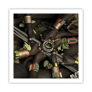 Poster - Wij zijn samen - 60x60 cm