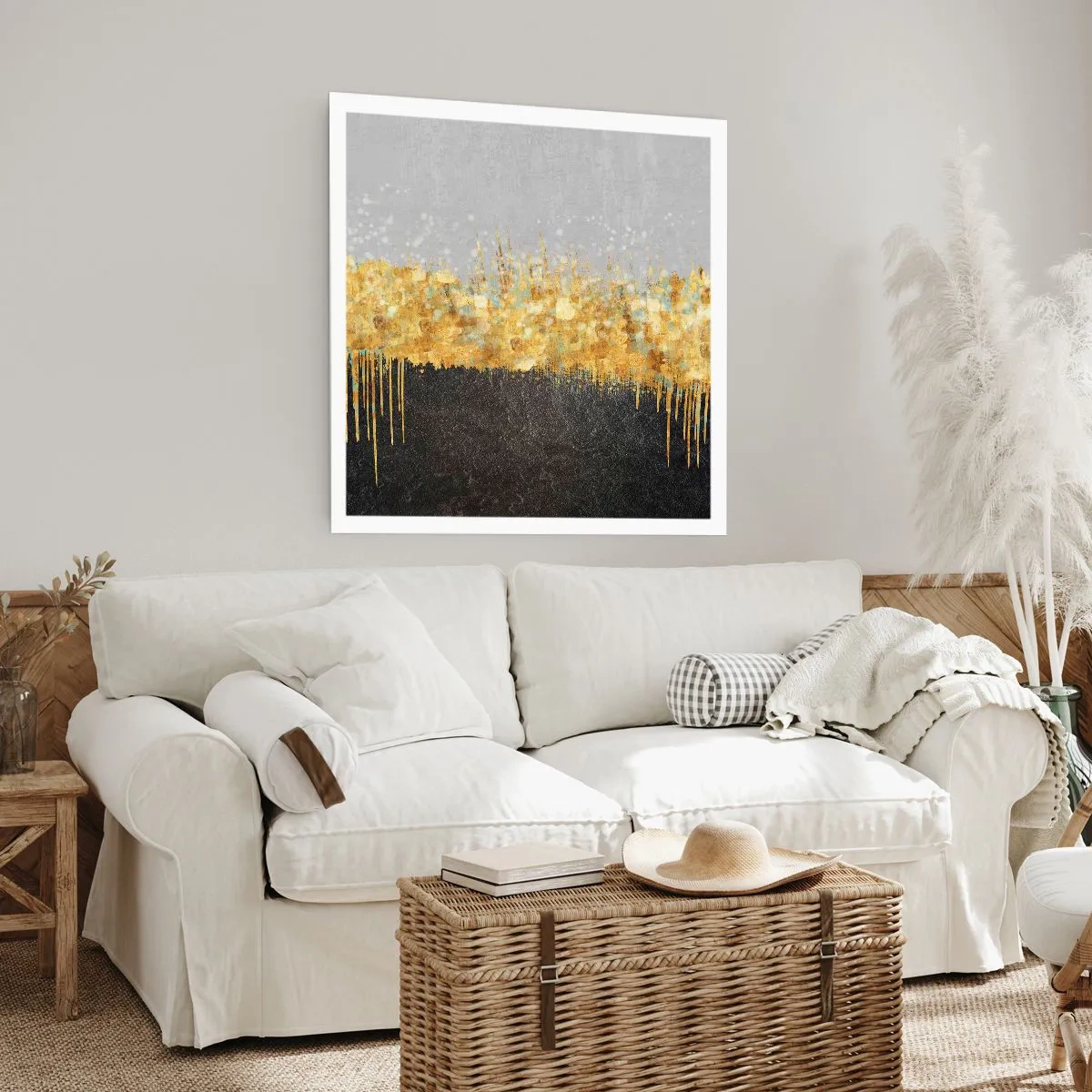 Poster - Naar binnen en naar boven - 60x60 cm