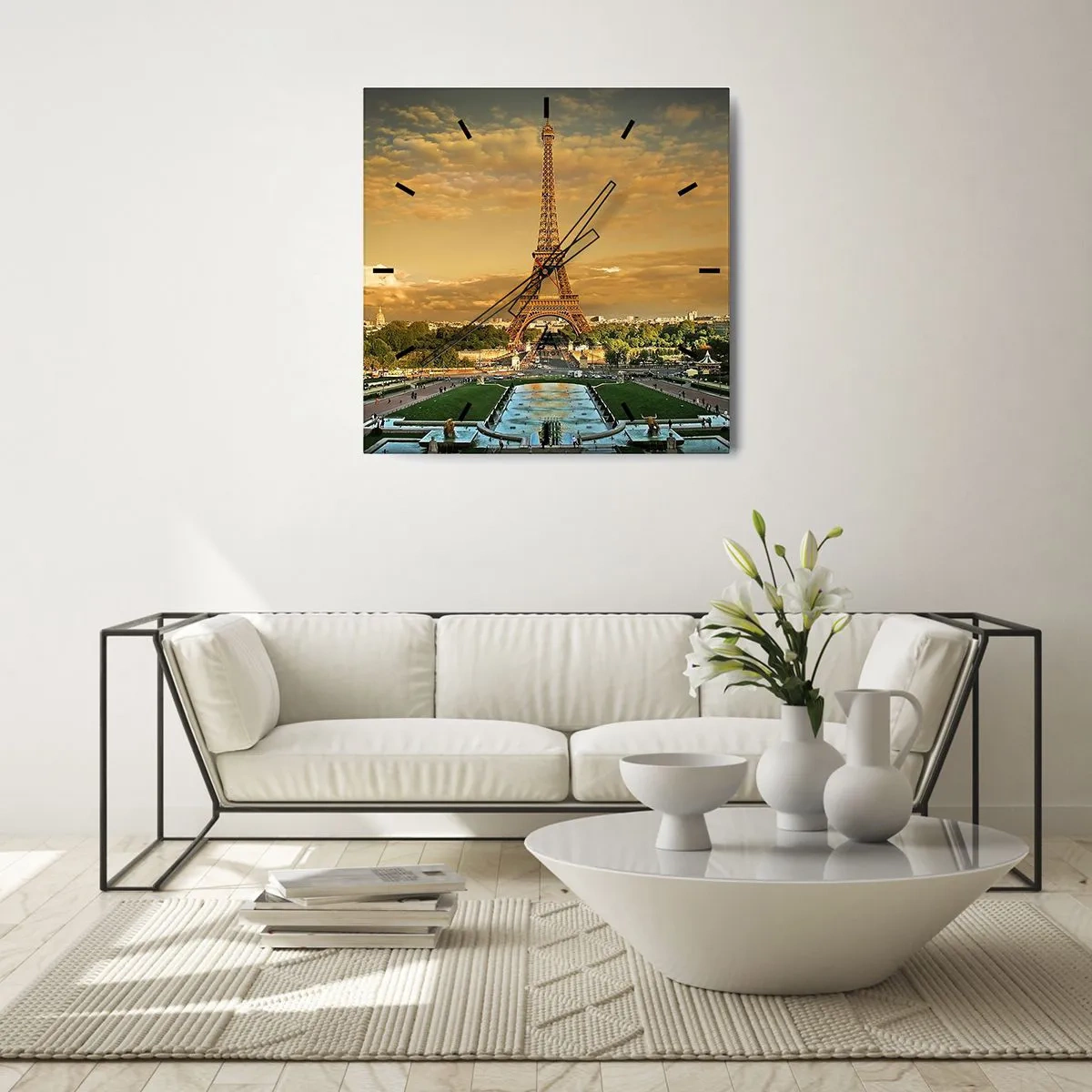 Wandklok - Klok - Koningin van Parijs - 40x40 cm