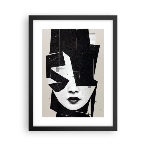Poster in een zwarte lijst - Diep verborgen - 30x40 cm