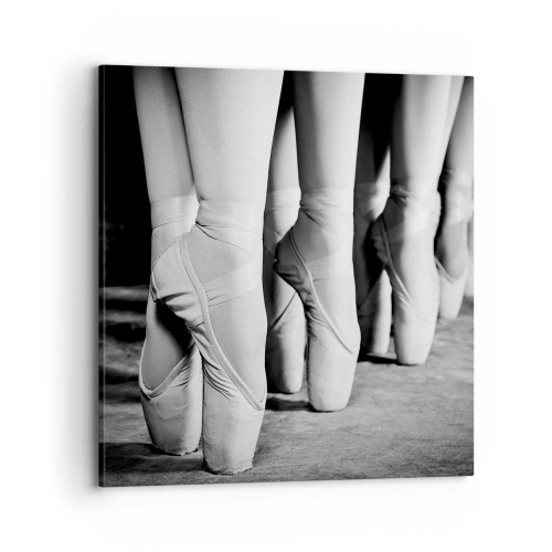 Schilderen op canvas - Samen, lichtjes - 70x70 cm