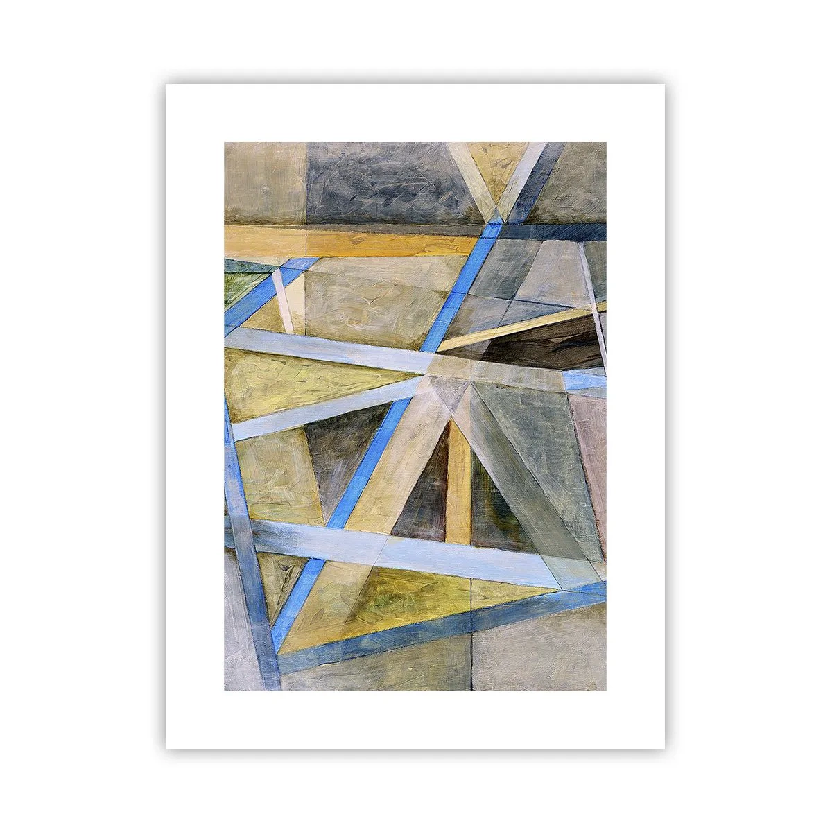 Poster - Recht of diagonaal? - 30x40 cm
