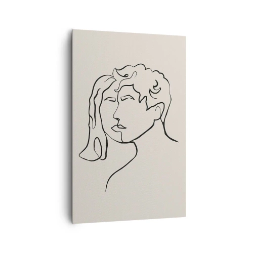 Schilderen op canvas - En er ontstond eenheid - 80x120 cm