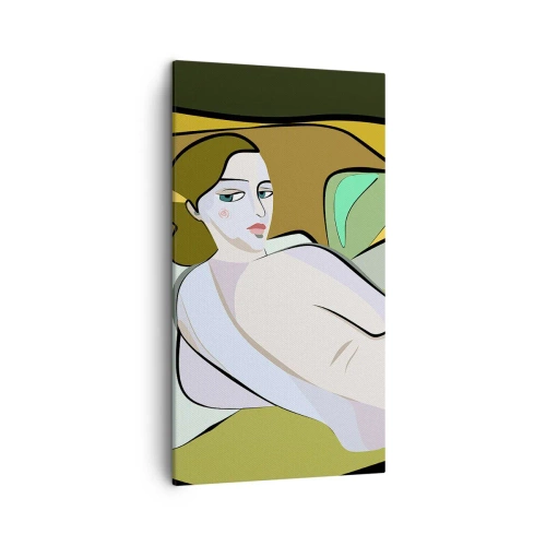 Schilderen op canvas - Intiem portret - 45x80 cm