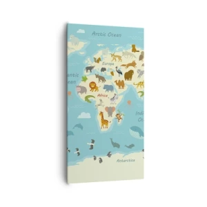 Schilderen op canvas - Goede buren - 65x120 cm