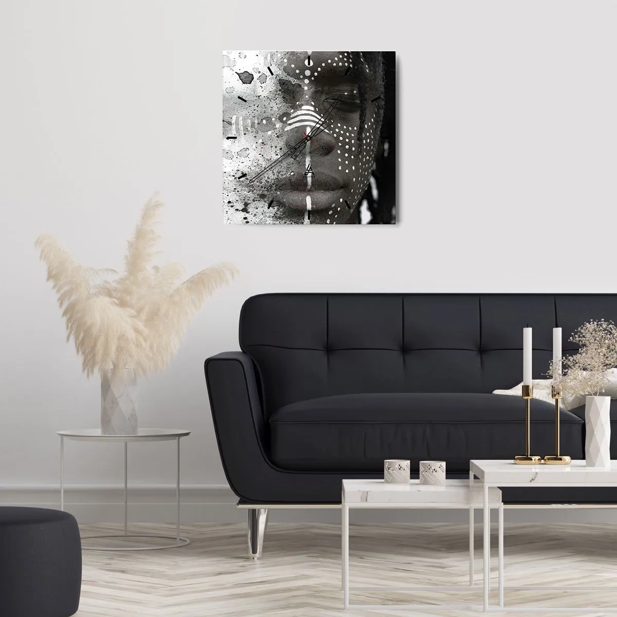 Wandklok - Klok - Ontdek de oergeest - 40x40 cm