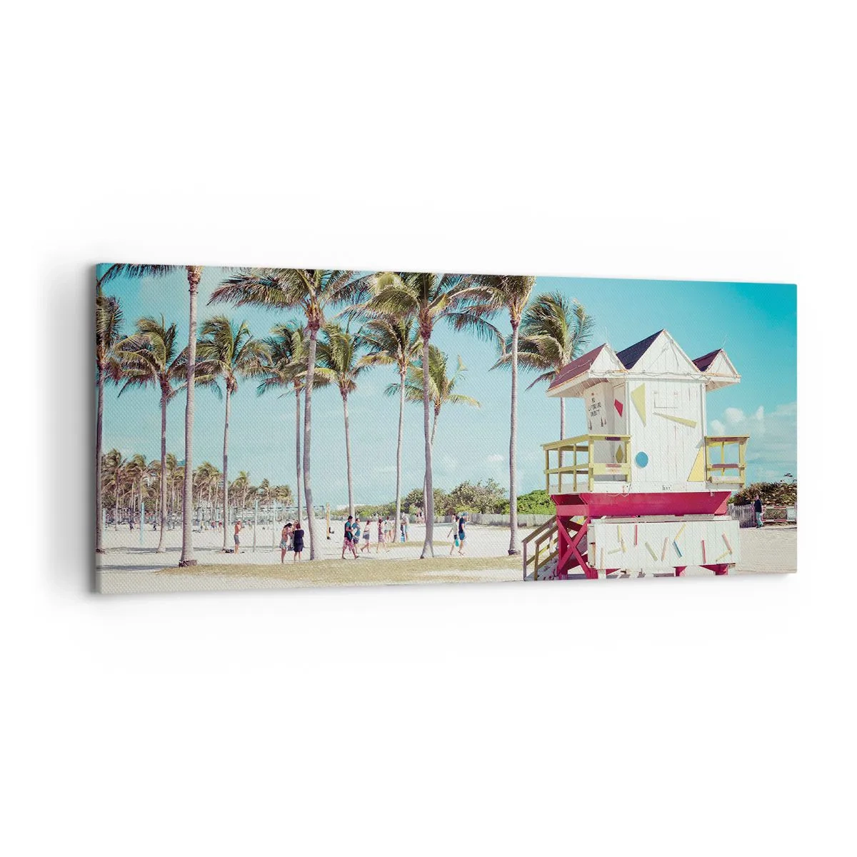 Schilderen op canvas - Je hebt een mooie dag voor de boeg - 120x50 cm