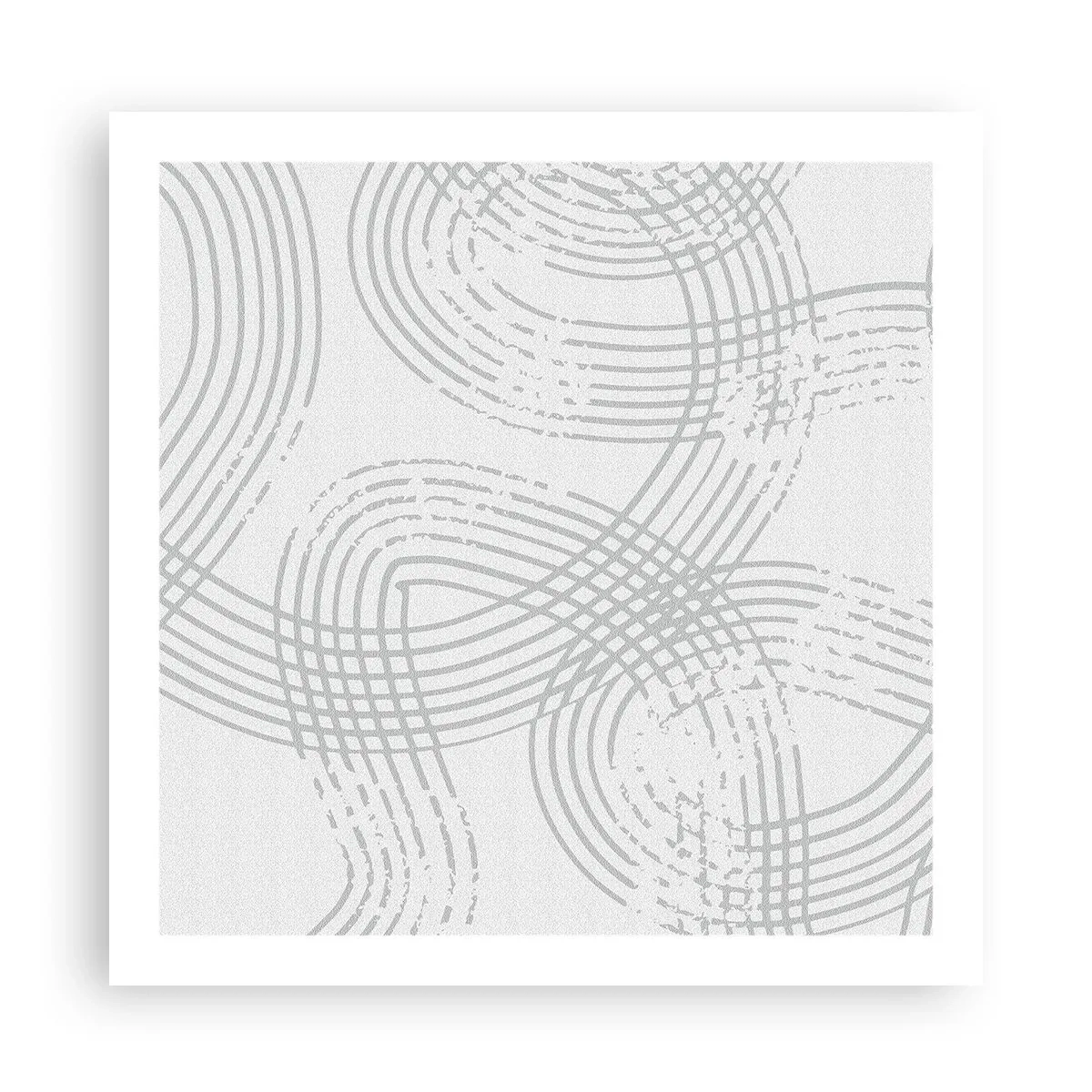 Poster - Er is geen rechte weg - 60x60 cm