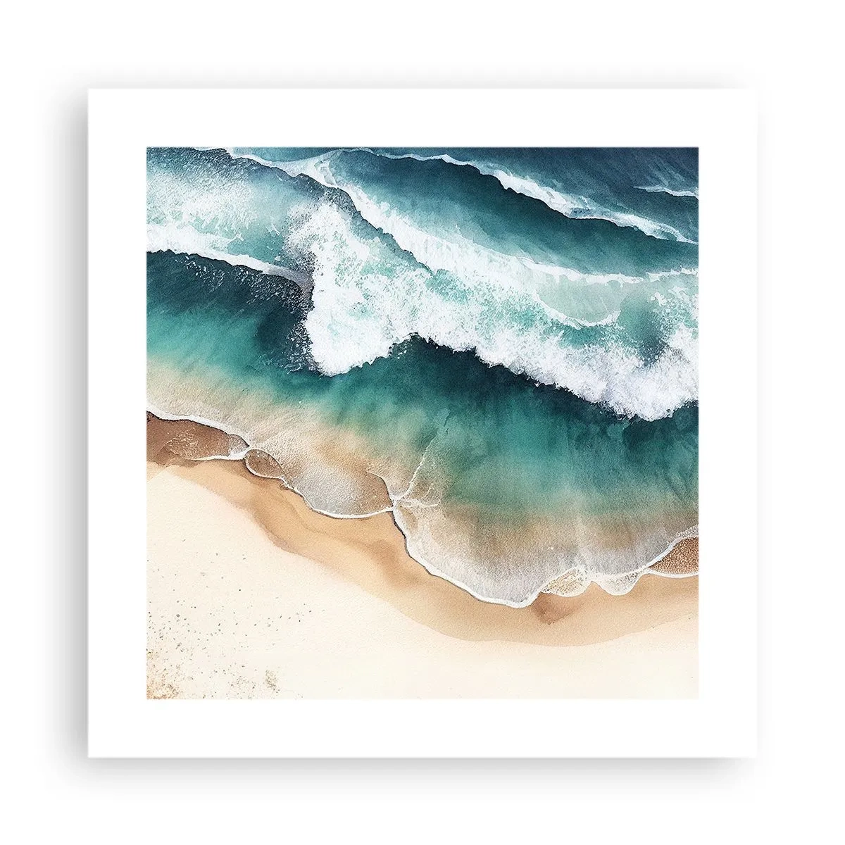 Poster - De eeuwige ontmoeting - 40x40 cm