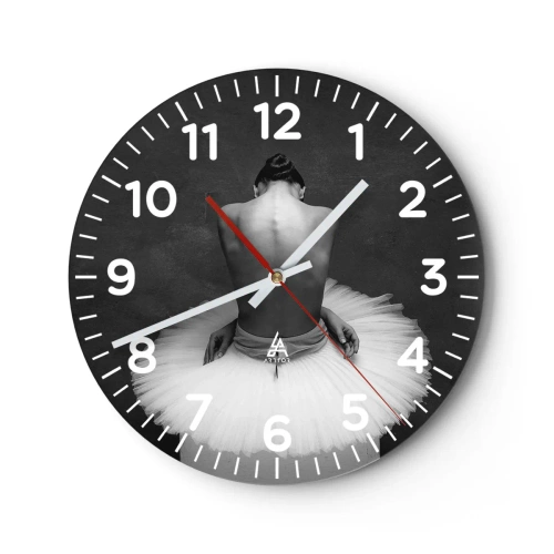 Wandklok - Klok - Het bloeit gewoon - 40x40 cm