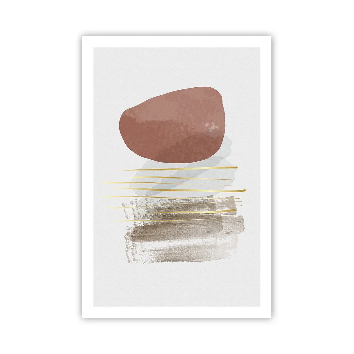 Poster - Abstracte zuilengalerij - 61x91 cm