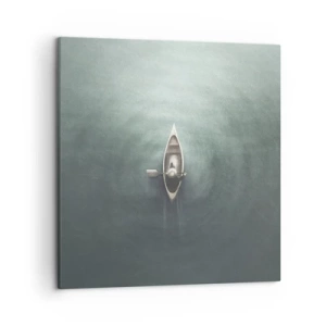 Schilderen op canvas - Door het maanmeer - 50x50 cm