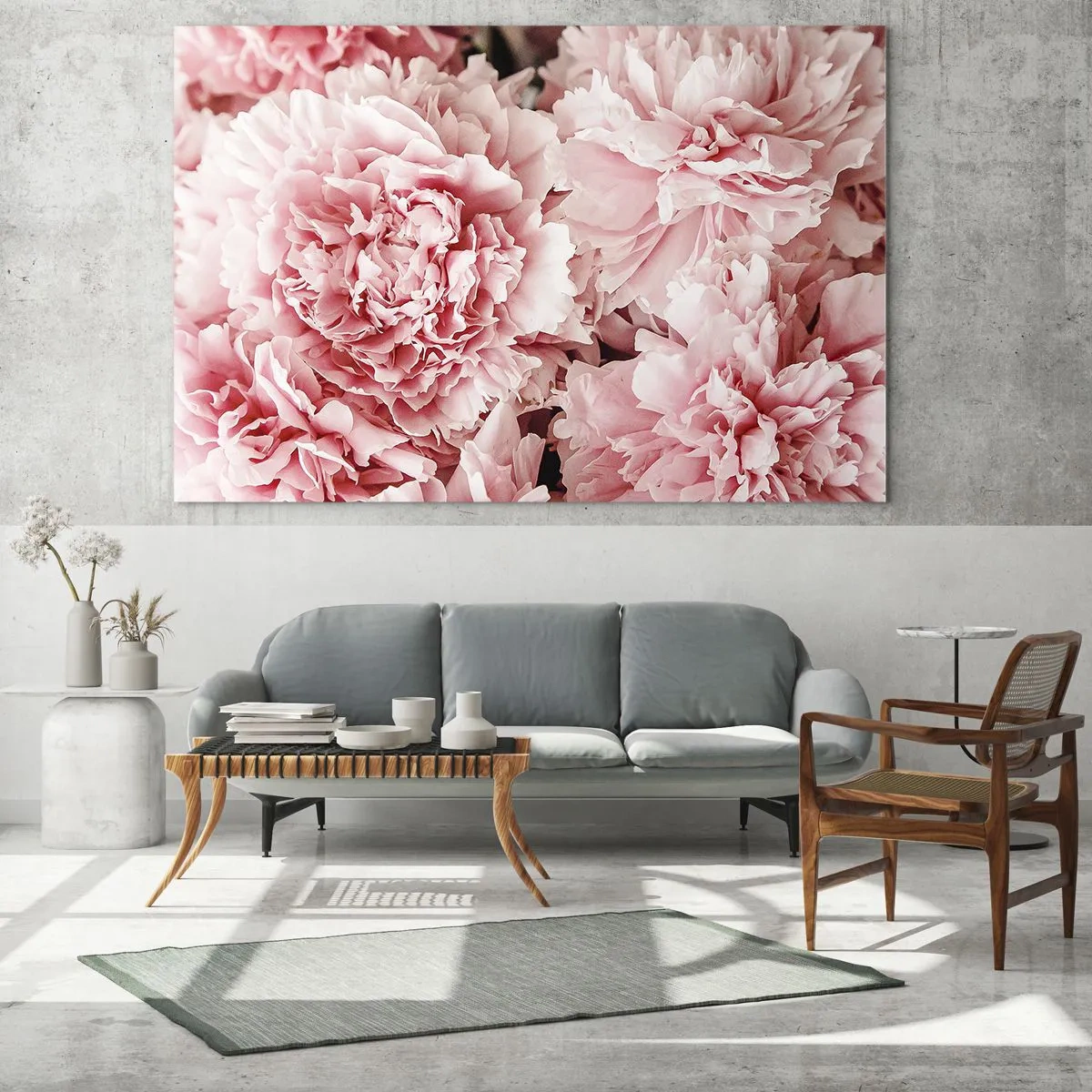 Schilderen op glas - Roze droom - 120x80 cm