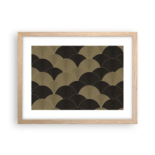 Een poster in een licht eiken lijst - Eenheid in veelheid - 40x30 cm