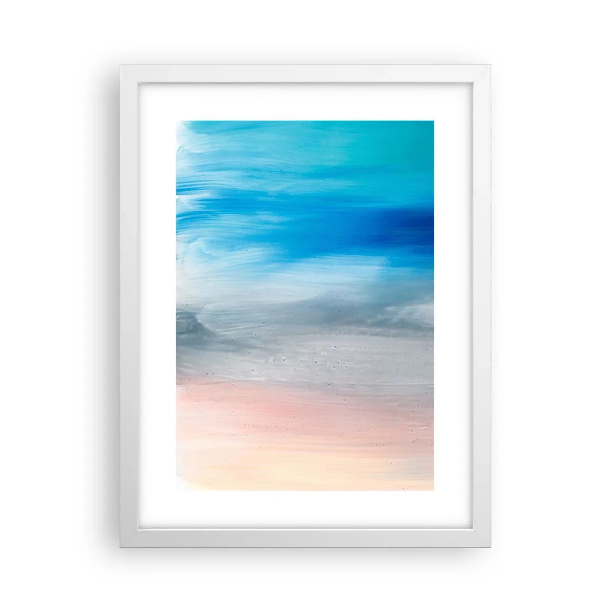 Poster in een witte lijst - Elementen: lucht - 30x40 cm