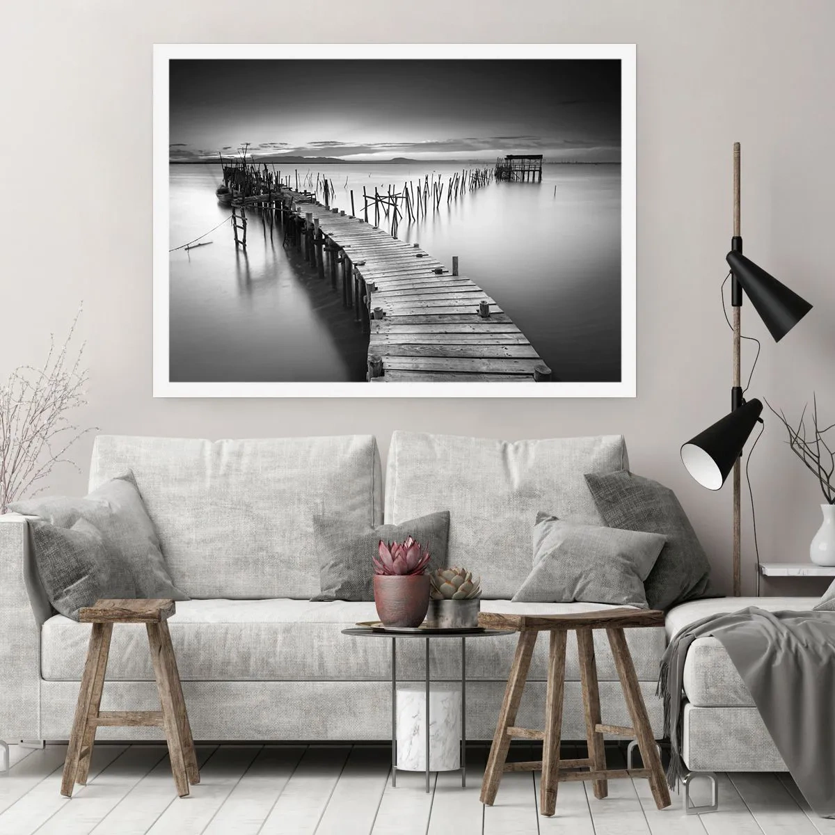 Poster - De rust van een vergeten kust - 50x40 cm