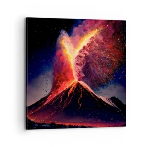 Schilderen op canvas - Schoonheid en verschrikking - 70x70 cm