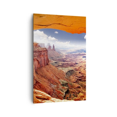 Schilderen op canvas - Door de natuur zelf gebeeldhouwd - 80x120 cm