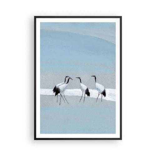 Poster in een zwarte lijst - Na een warme dag - 70x100 cm