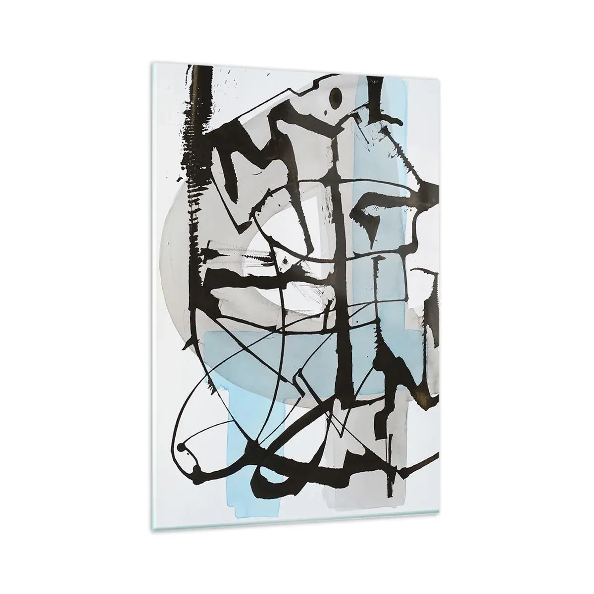 Schilderen op glas - Toch blauw - 80x120 cm