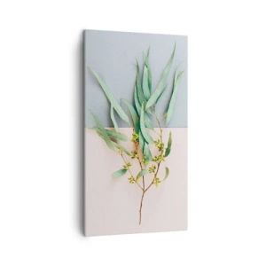 Schilderen op canvas - Subtiliteit in pastelkleuren - 45x80 cm