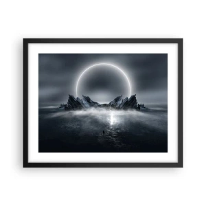 Poster in een zwarte lijst - Einde van het verhaal - 50x40 cm