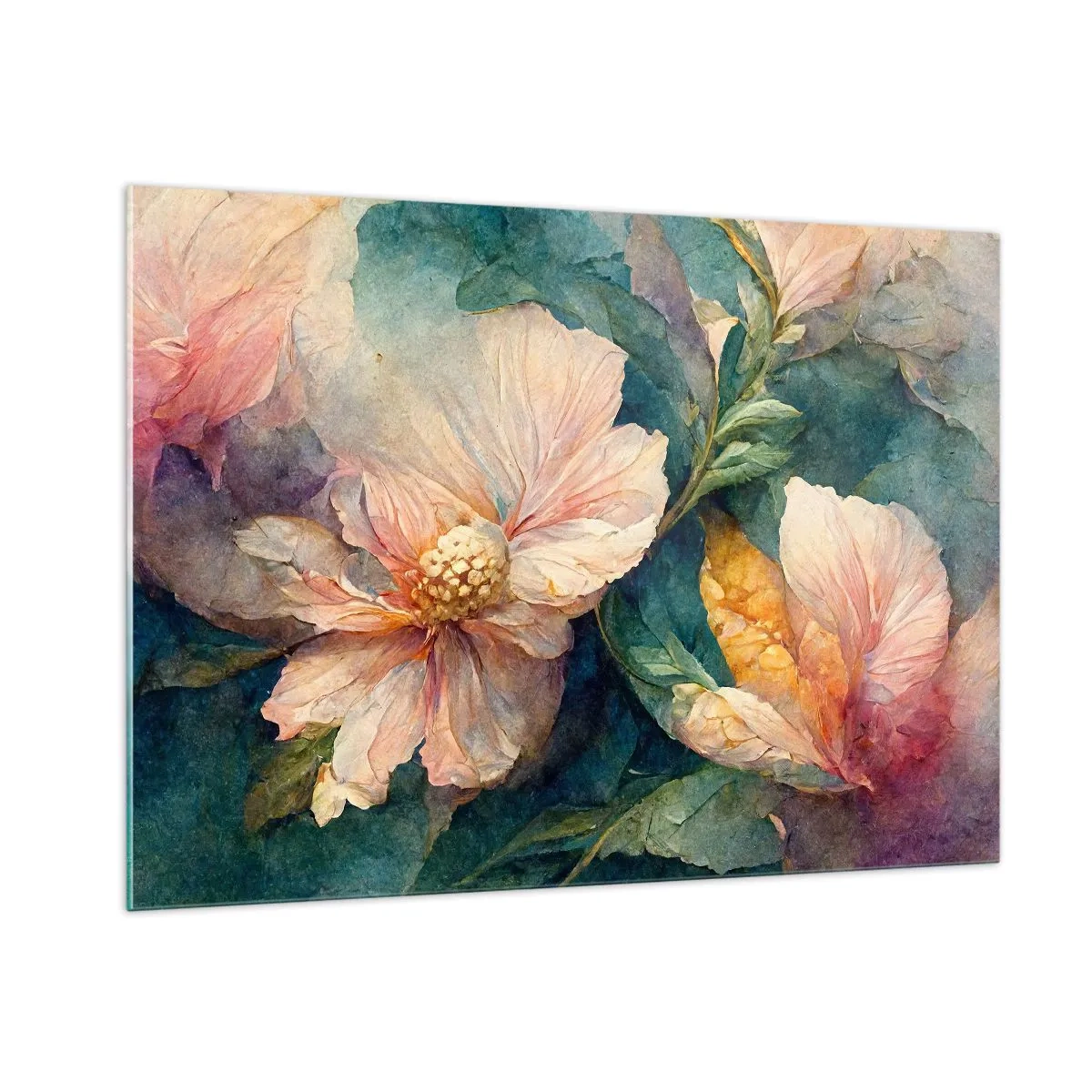 Schilderen op glas - Gewoon subtiliteit - 100x70 cm